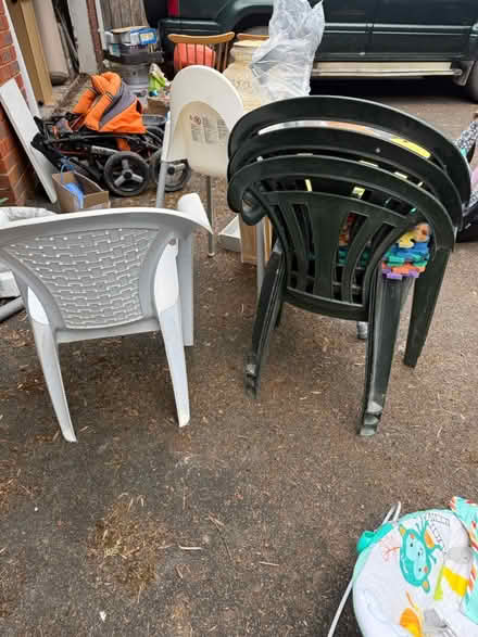 Photo of free Plastic chairs (Thakeham, West Sussex) #1