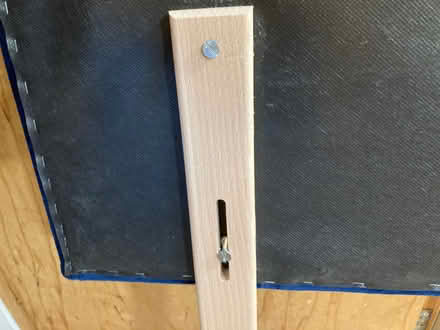 Photo of free Blue velvet double headboard (Blackford EH9) #3