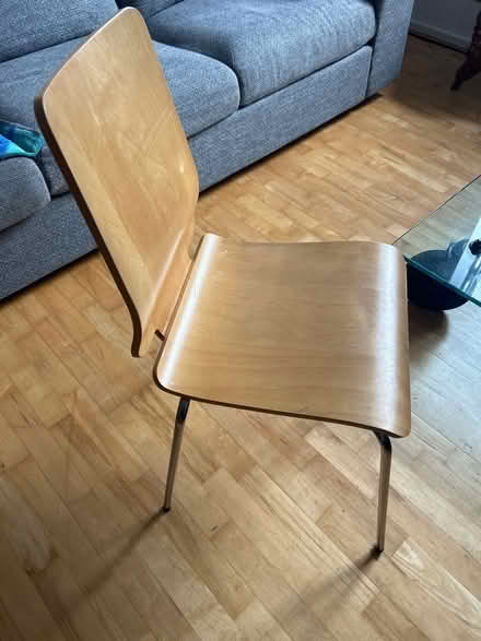Photo of free 2 Wooden chairs (Plaistow E139LX) #2