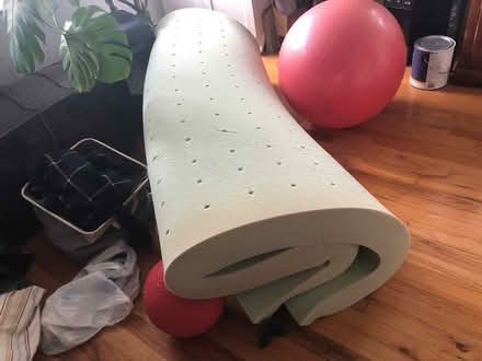 Photo of free Queen size mattress topper (Totowa NJ near Pal Park.) #1