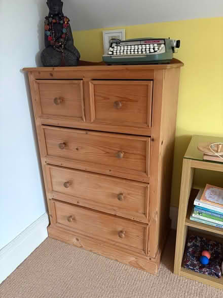 Photo of free Pine chest of drawers (Ashford Village, Wicklow) #1