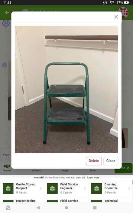 Photo of Steps/stool (Penrith CA11) #1