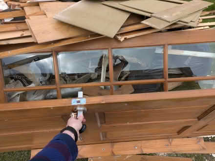 Photo of free 2 ft 6 glass paneled door (Boreham, Chelmsford CM3) #1