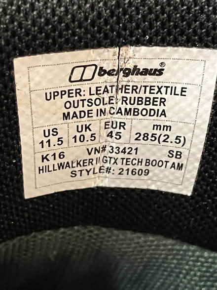 Photo of free Walking boots (Purley on Thames RG8) #2