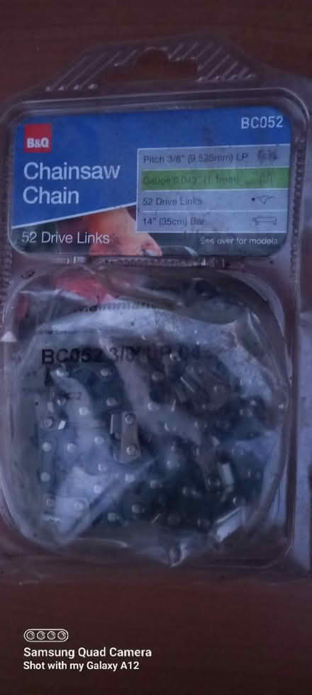 Photo of free Chain saw new blade (Shepshed LE12) #2