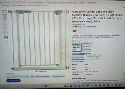 Photo of free Hauck Safety Gate for doors and stairs (St Margarets TW1) #2