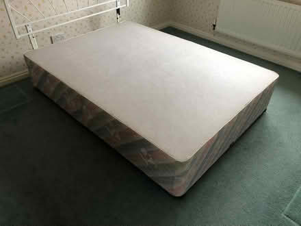Photo of free Double bed base and headboard (Great Sutton CH66) #3