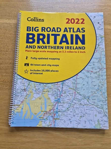 Photo of free Collins UK Road Atlas 2022 (Rushcliffe NG2) #1