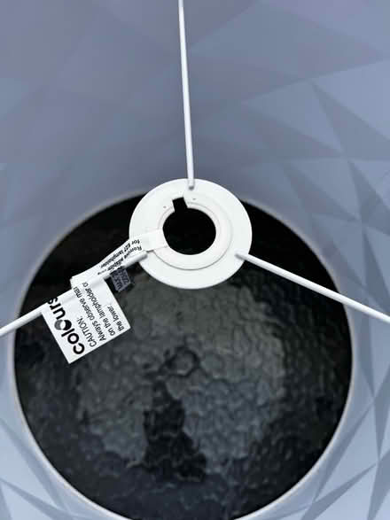 Photo of free White Cotton Geometric Shade (TN2 3HT) #2