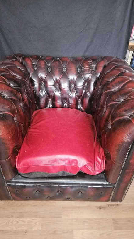 Photo of free Leather arm chair (Bruswick square WC1N) #1