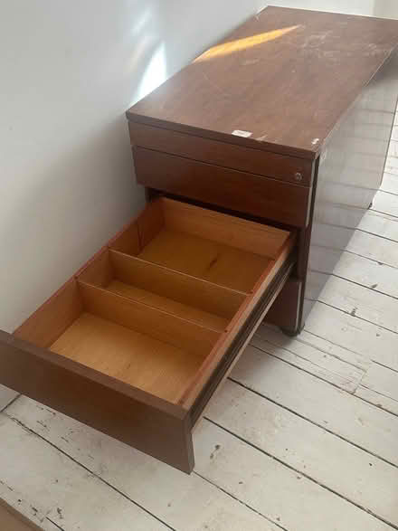 Photo of free Under desk storage - wooden drawers (Hackney E8) #2
