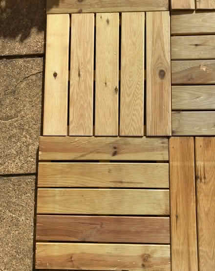 Photo of free 13 (whole) + 2 (cut down) decking boards 45cms /28” square (Braintree CM7) #3
