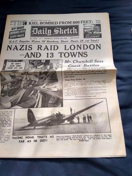 Photo of free 7 Reprints of WW2 Newspapers (Thorpe Bay, SS1) #1