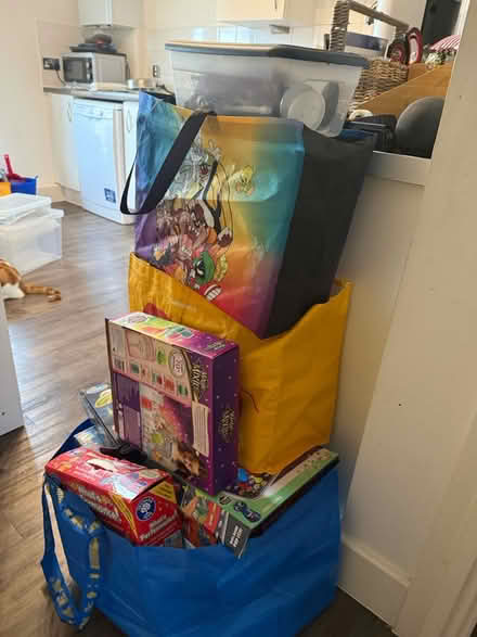 Photo of free humongous pile of games/toys (Chiswick, W4) #1