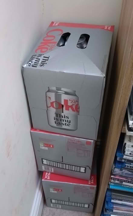 Photo of free Cases of 24 Diet Coke cans (South Hampstead NW6) #1