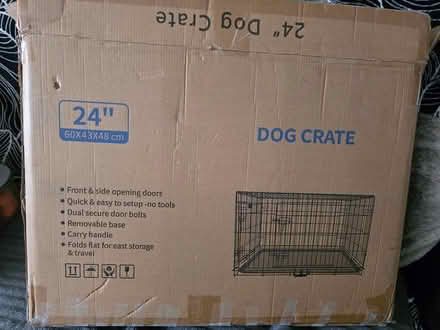 Photo of free 24" dog crate (Houghton le spring DH5) #1