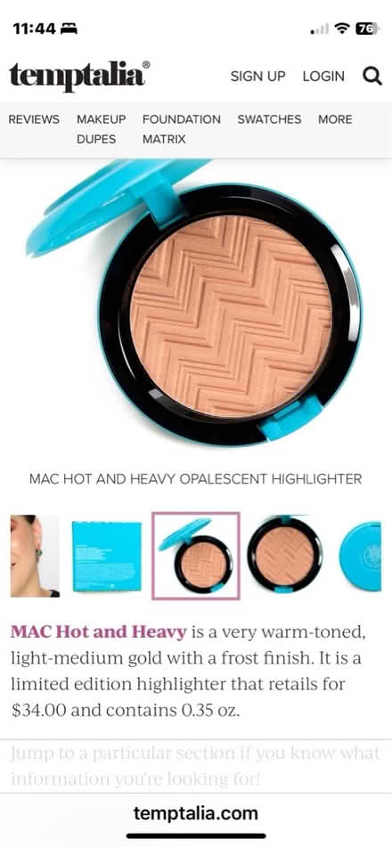 Photo of free MAC highlighter (Kennedy/16th in Markham) #2