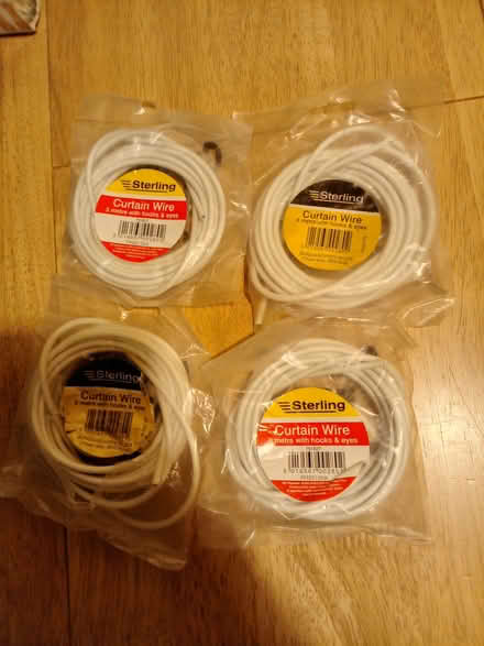 Photo of free Curtain wire. 4 packs (Jackman's estate, Letchworth) #1