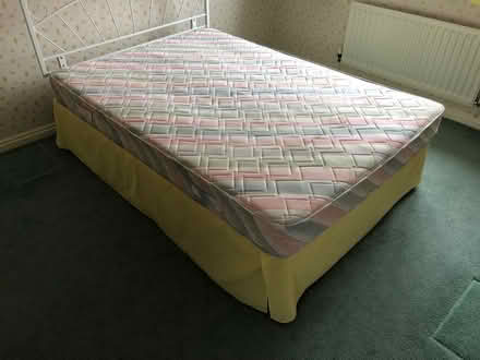 Photo of free Double bed with mattress (Great Sutton CH66) #3