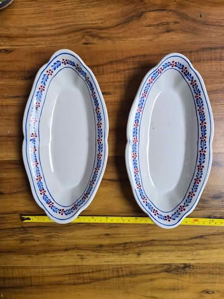 Photo of free Matching pair of Oblong dishes (Northcote Road SW11) #1