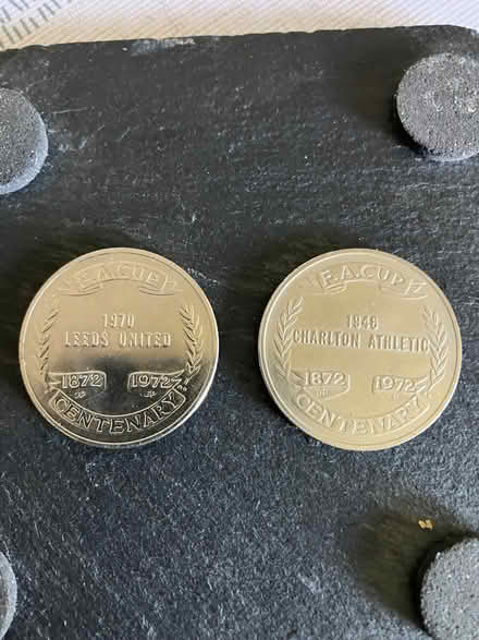 Photo of free Two F.A. Cup Centenary Coins (Bussage GL6) #2