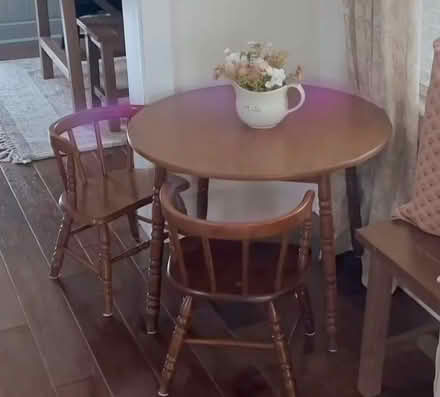 Photo of wooden toddler/coffee table (Russett) #1