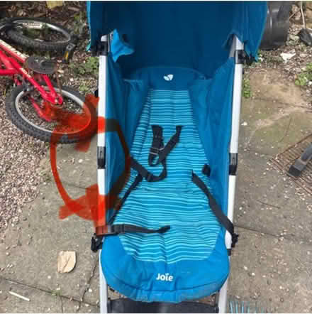 Photo of free Preloved faulty pushchair - blue (Kingstanding B44) #1