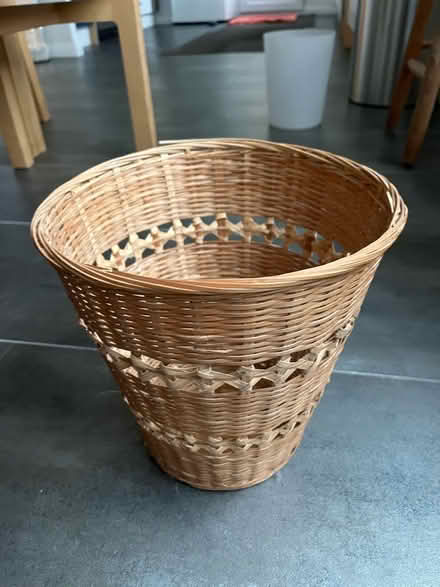 Photo of free Wicker waste basket (Upper Weston) #1