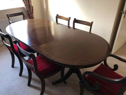 Photo of free Extending dining table with chairs (Great Sutton CH66) #2