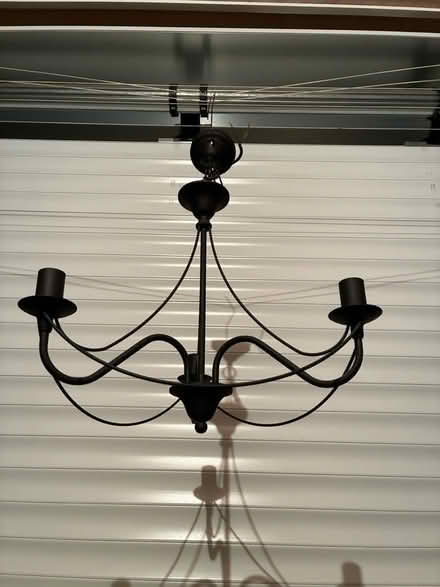 Photo of free Black iron 3 way pendant light (Leigh-on-Sea SS9) #1