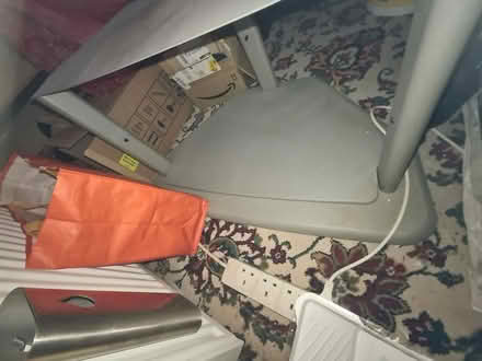 Photo of free Corner TV shelf, metal (Dalston E8) #2