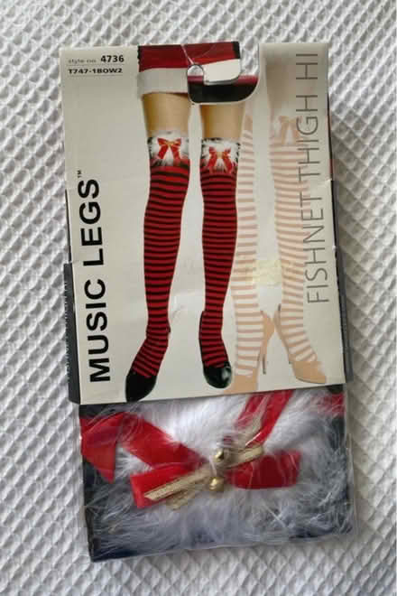 Photo of free New thigh high stripy socks (Herne Hill, SE24) #1