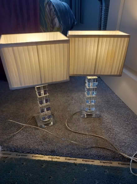 Photo of free Pair of bedside lamps (Market Deeping PE6) #2