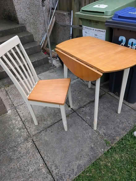 Photo of free Table n chair (Workington CA14) #1