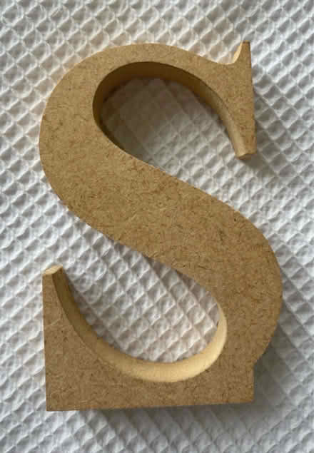 Photo of free MDF letter S for crafts / dec (Herne Hill, SE24) #1