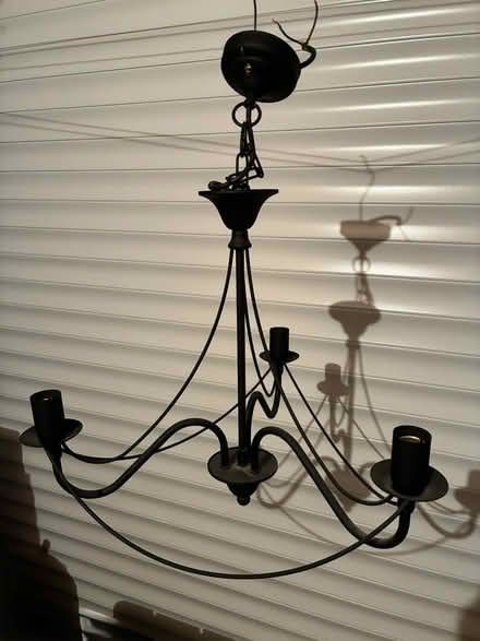 Photo of free Black iron 3 way pendant light (Leigh-on-Sea SS9) #2