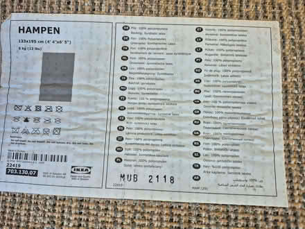 Photo of free Grey rug (Lordship Estate SG6) #4