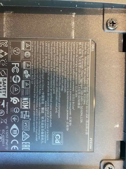 Photo of free Dell P2319 monitor (Concord -Colony Park) #2