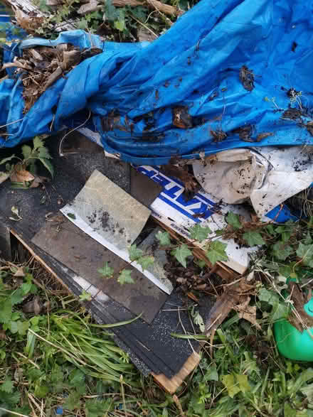 Photo of free Tarps, wood batons roofing tiles (Earlham NR5) #1