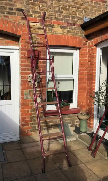 Photo of free Sturdy extending metal step ladder (Braintree CM7) #3