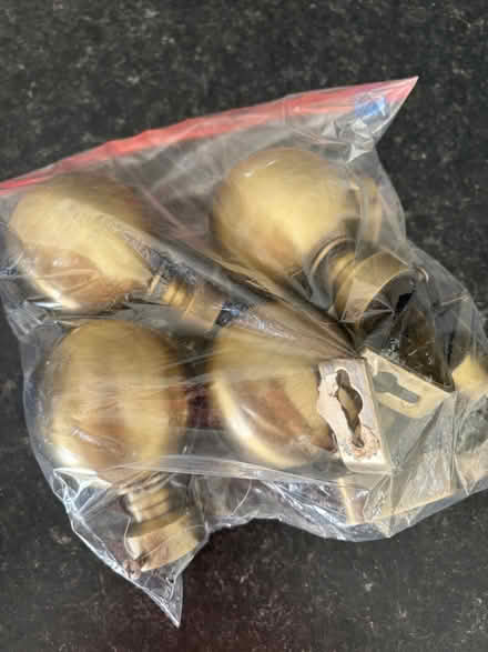 Photo of free Brass effect curtain pole (Ravenshead NG15) #2