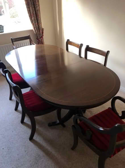 Photo of free Extending dining table with chairs (Great Sutton CH66) #1
