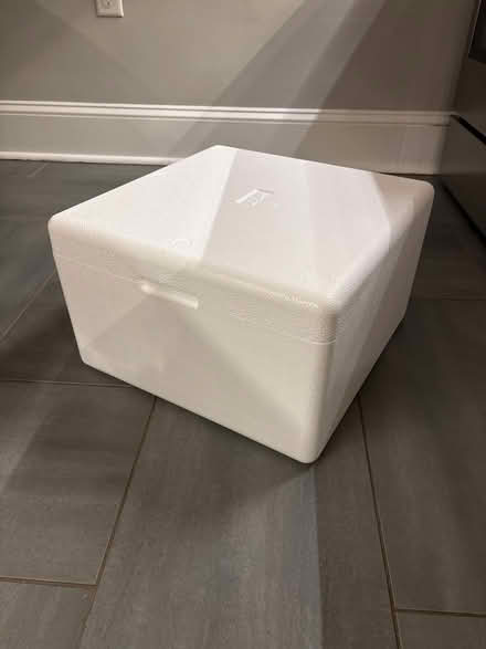 Photo of free Styrofoam cooler (Sherman Ave & Burck St) #1