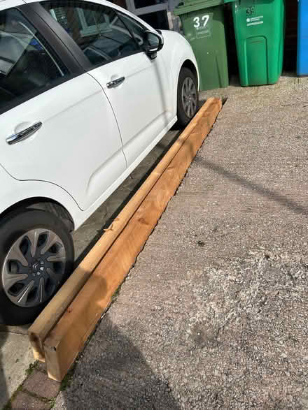 Photo of free 2 x. 3m lengths of 3”x7” timber (Didsbury M20) #1