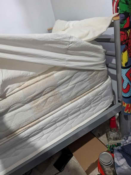 Photo of free Single silver and pine bed (Ruislip HA4) #1