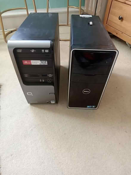 Photo of free Two computer towers Compaq and Dell (Leeds LS7) #1