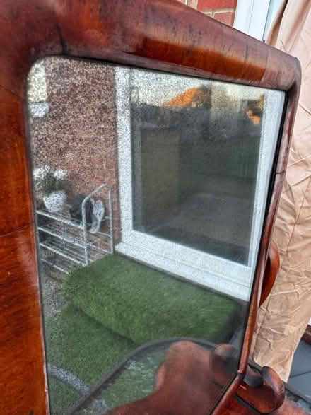 Photo of free Wooden Dressing Table Mirror (TN2 3HT) #3