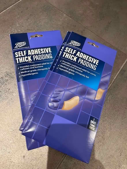Photo of free Self adhesive padding for feet (Upper Weston) #1