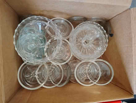 Photo of free Assorted vintage glass lids (Yorba Linda) #2