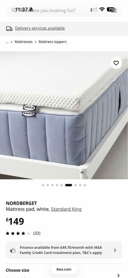 Photo of free King Topper, duvet and sheets (The Exchange LS12) #1